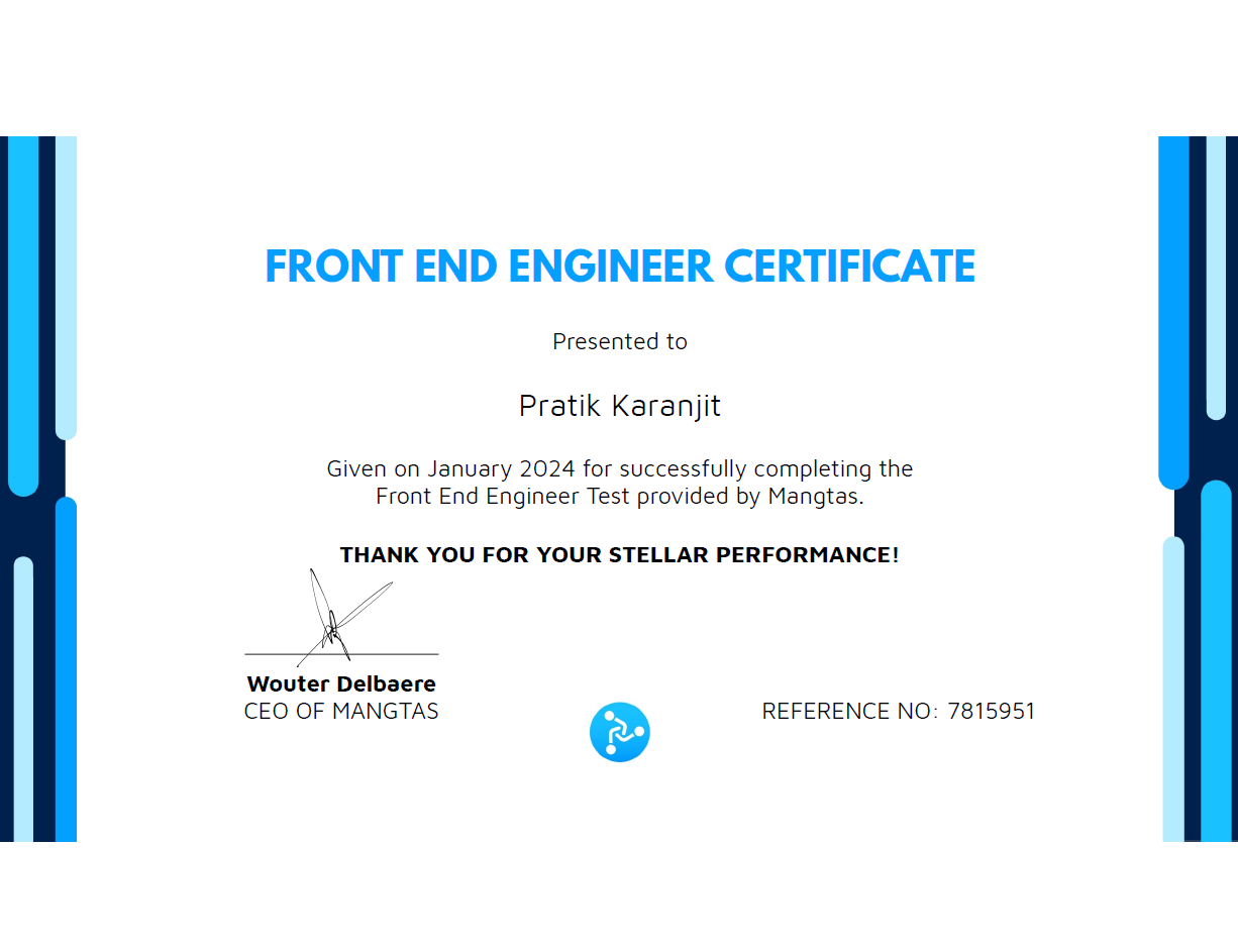 Certificate 2